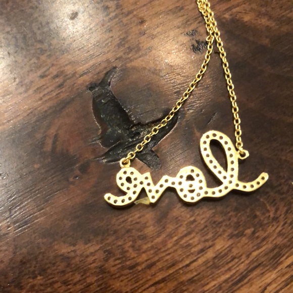 NWT 🎉host pick 🎉🎈gold over sterling silver love necklace - Picture 4 of 7